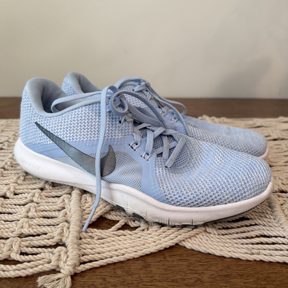 Nike Training Flex TR8 Women's Shoes‎ Size 9 Blue Gray Running Gym Lightweight
